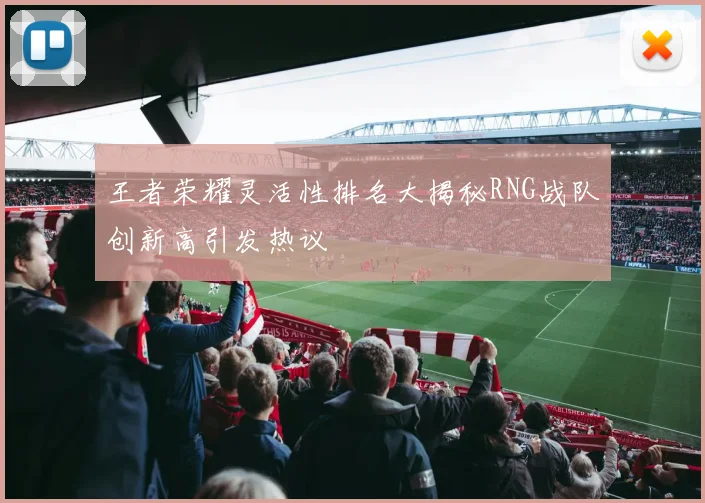 王者荣耀灵活性排名大揭秘RNG战队创新高引发热议